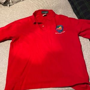 Men’s large vintage frito lay collared shirt